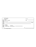 Rent Receipt Template (3 per page)