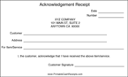 Acknowledgement Receipts (2 per page)
