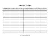 Duplicate Receipt Tracker