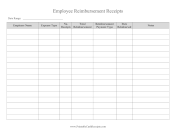 Employee Reimbursements Log